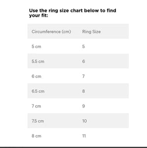 Silver Love Diamond Zircon Ring