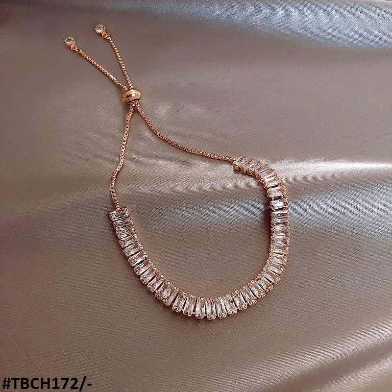 Baguette Joint Adjustable Hand Bracelet